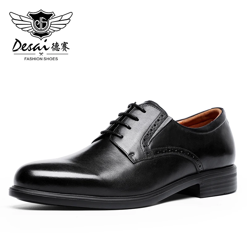 DESAI/Мужская обувь Мужские модельные туфли из натуральной кожи Свадебная для