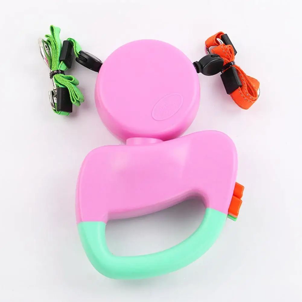 Adeeing автоматический выдвижной поводок с двойным поводком для собак прогулок на