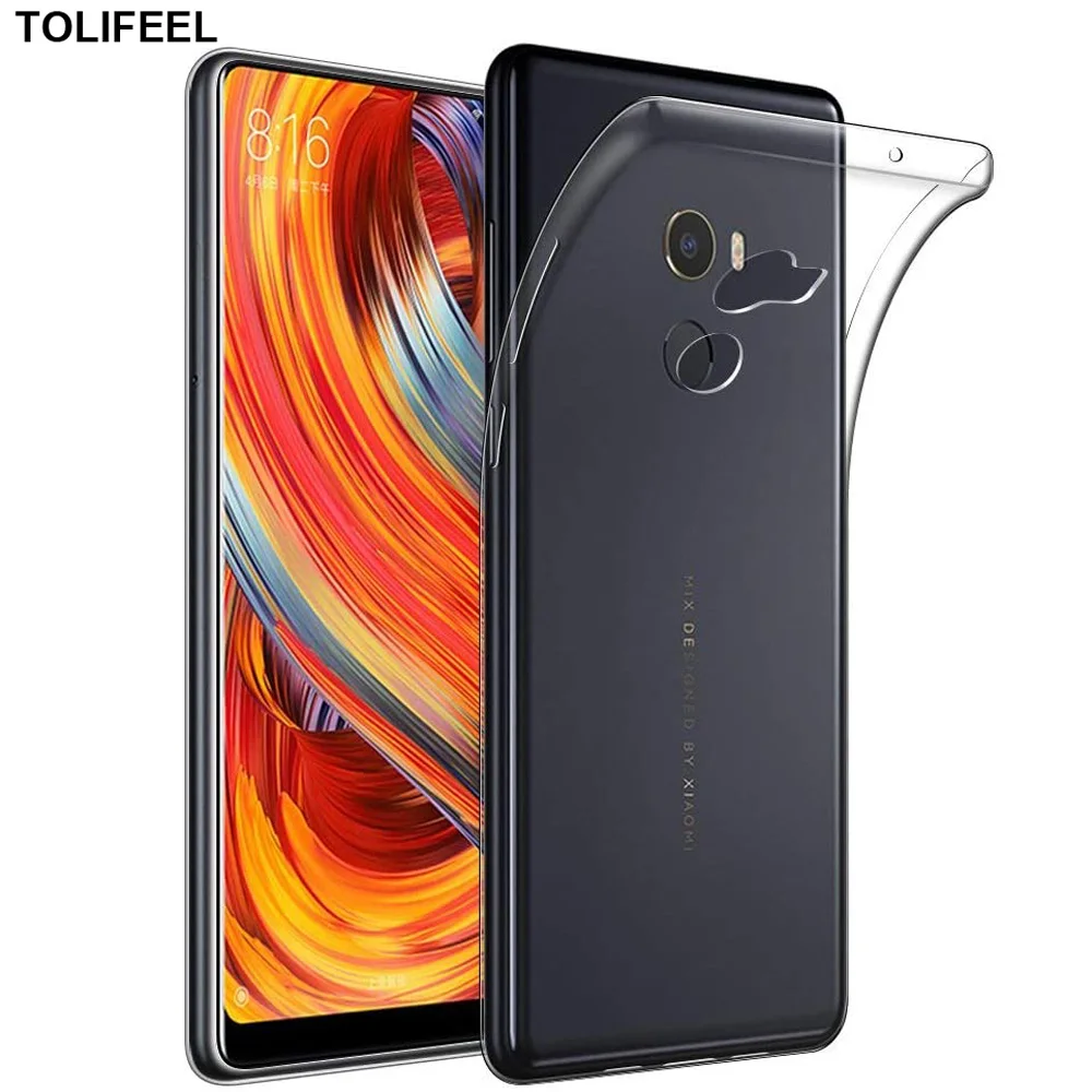 Мягкий силиконовый чехол для Xiaomi Mix 2 2S 3 4 Mix4 Прозрачный ударопрочный чехол-бампер