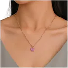 Женское акриловое Ожерелье бабочка, ожерелье-цепочка до ключицы, ювелирное изделие для женщин, Подарок на годовщину, бижутерия для женщин