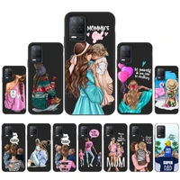 trend mom phone case for lg stylo 7 case for lg k52 k62 k51 k50s k51s k41s k30 soft tpu black silicone cover painted bag fundas