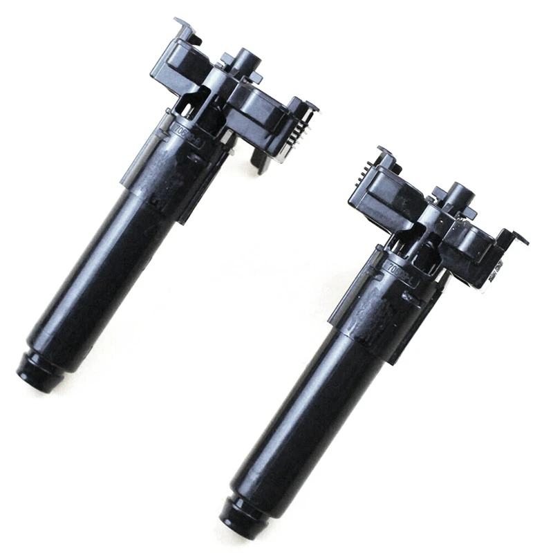 

2Pcs Car Headlight Washer Nozzle with 4Pcs Insider Door Handle Interior Front Rear Left/Right