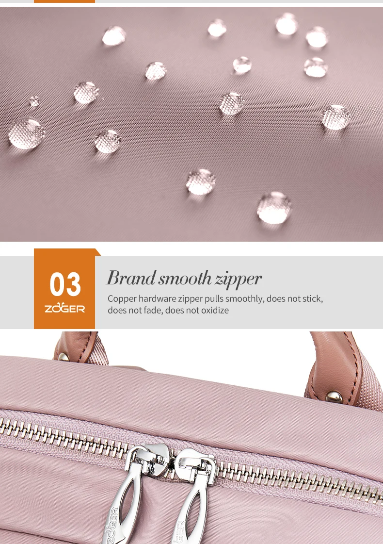 ZOGER Oxford cloth ultra light shoulder bag Korean version new college student bag female simple wild backpack