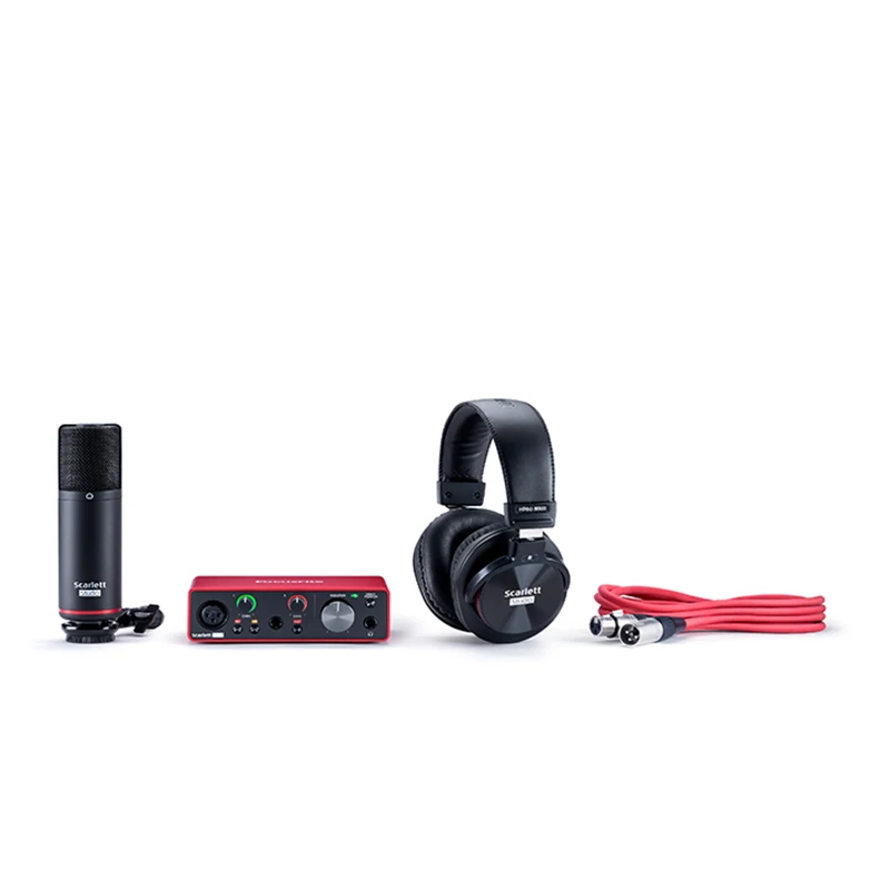 Звуковая карта Focusrite Scarlett Solo Studio 3-го поколения для записи 2 входа/2 выхода USB аудио