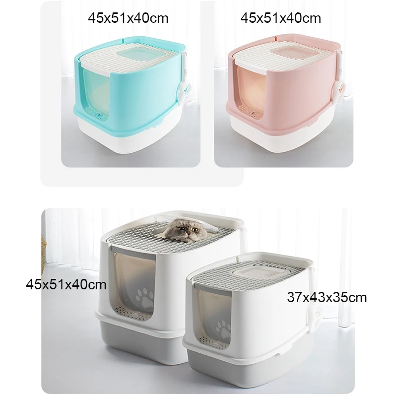 Коробка для наполнитель кошачьего туалета полностью закрытая коробка кошек