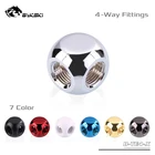 Фитинги Bykski B-TE4-X, 4 канала, разноцветные, G14