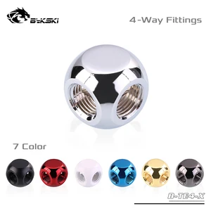 Фитинги Bykski B-TE4-X, 4 канала, разноцветные, G14