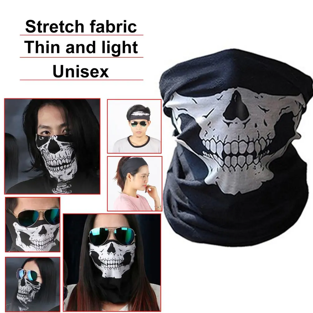 

Cycling Bike Bicycle Riding Scarf Variety Magic Headband Veil HeadScarf Scarves Face Mesh Skull Bandanas Mask Warmer 6 Colors