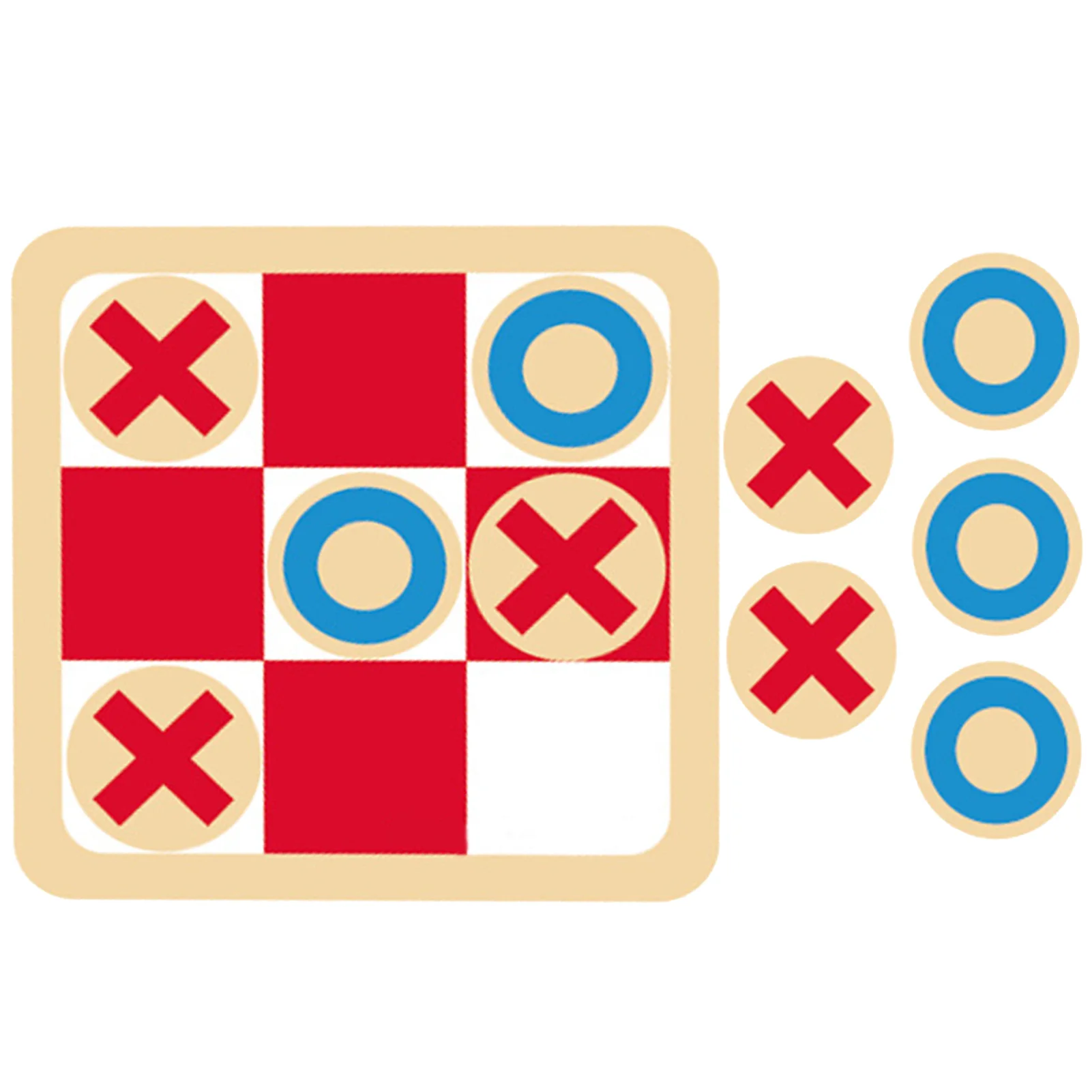 

Noughts And Crosses Game Interactive Game Toy Set For Kids Early Education LL5