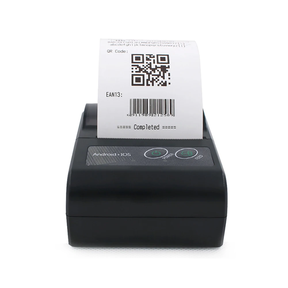 Портативный карманный мини-принтер с Bluetooth 58 мм | Компьютеры и офис