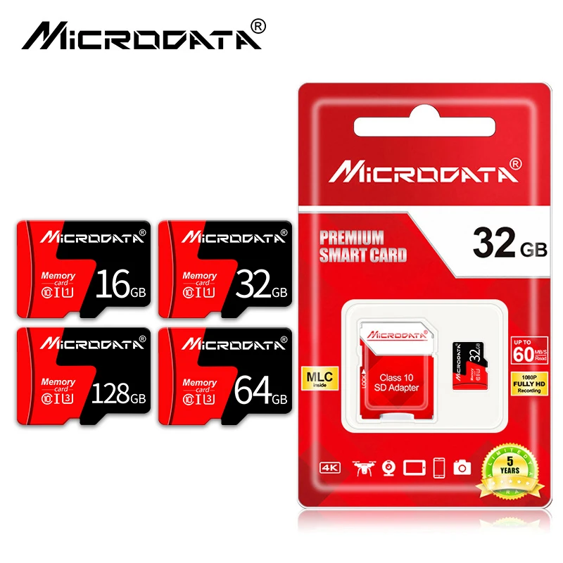 Карта памяти большой емкости 128 Гб 64 ГБ 32 флеш-карта 16 8 microSDXC/SDHC класс 10 Мини TF