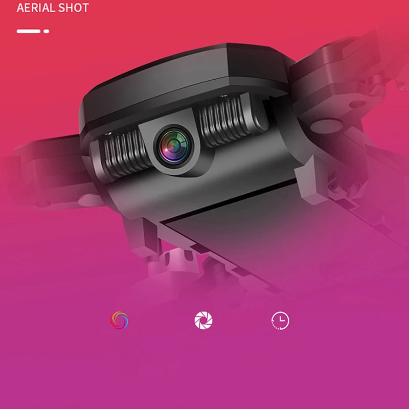 

HJ28 Foldable RC Drone 4 Channels Wifi 2MP/5MP FPV Camera Drone Altitude Hold Gesture Photo/Video RC Quadcopter