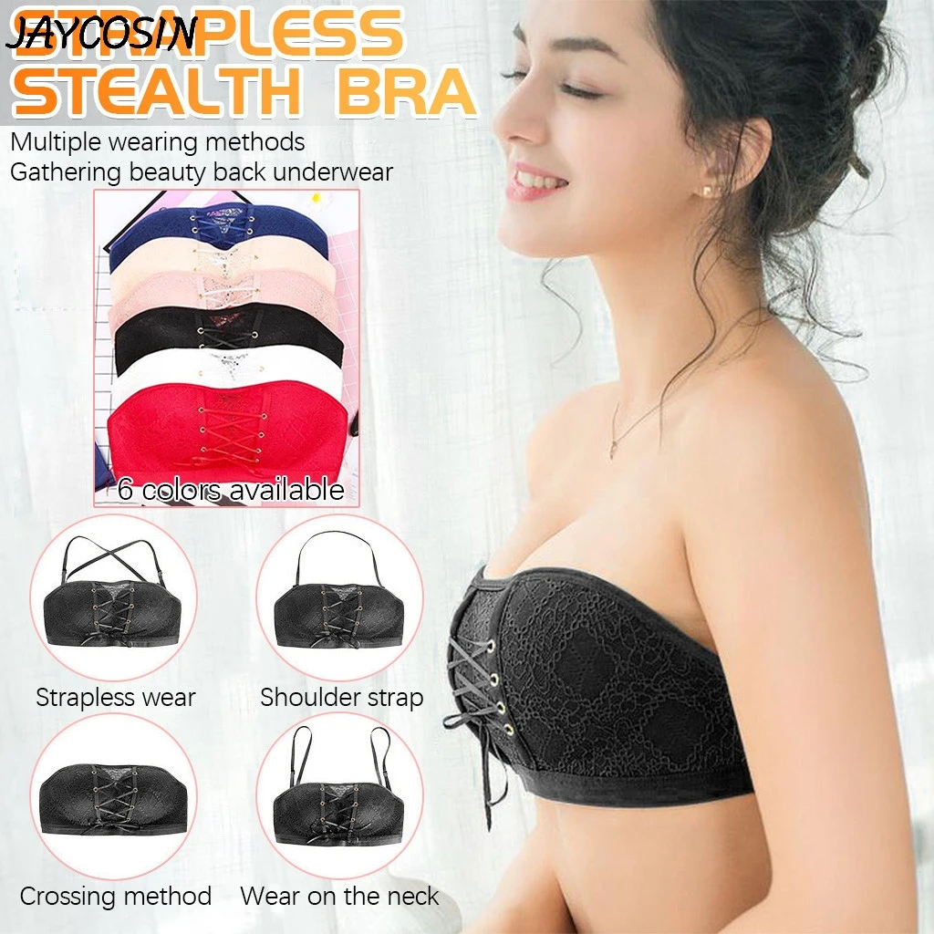 Сексуальное женское нижнее белье бюстгальтер без бретелек косточек для