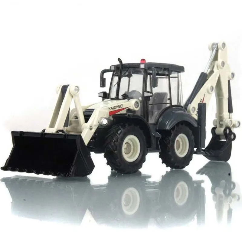 

1:50 KDW alloy die-casting excavator inertia 4 wheel shovel loader two-way forklift bulldozer backhoe loader truck model toy