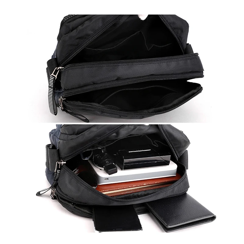 Модная новинка 2021 нейлоновая Мужская Диагональная Сумка через плечо
