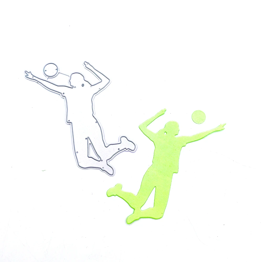 Металлические штампы Julyarts для игры в волейбол высечка рукоделия изготовление