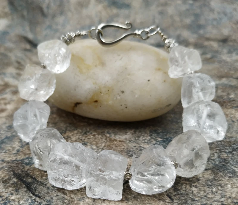 Натуральный шероховатый женский браслет M0097 | Украшения и аксессуары