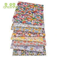 chainhoprinted twill cotton fabricbright flower seriespatchwork cloth for diy sewingquilting babychilds bedcloth material