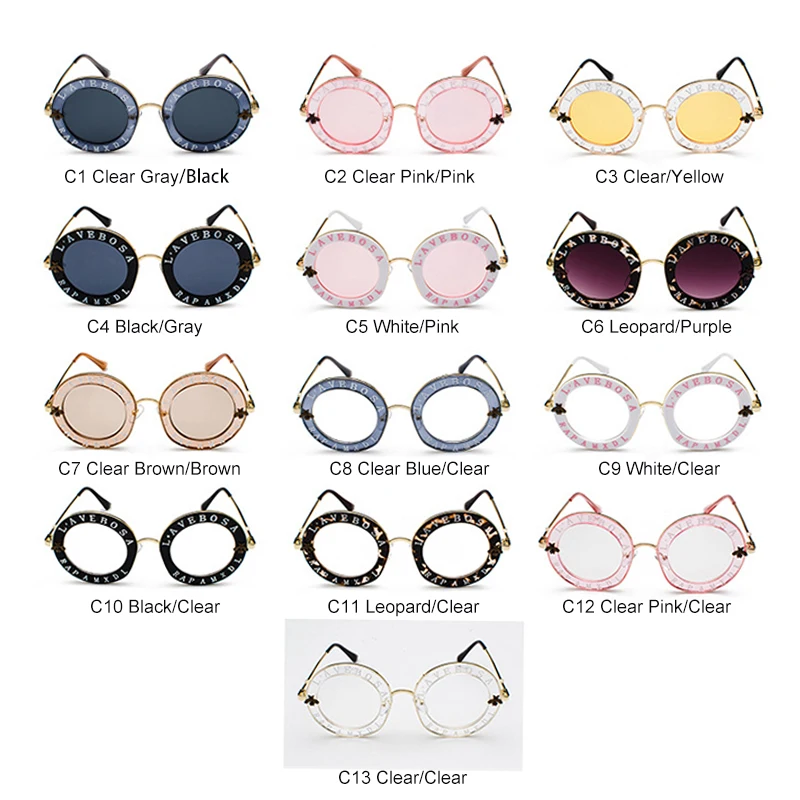 Солнцезащитные очки в металлической оправе для мужчин и женщин с круглыми