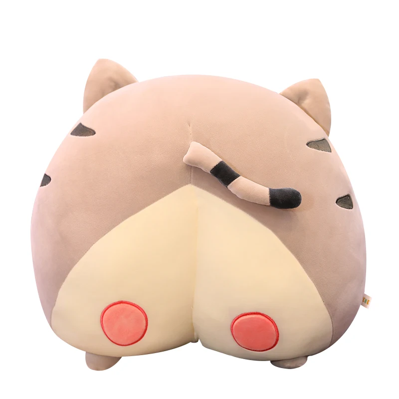 Hot 2020 New Cute 40CM/50cm Novelty Chi Chi's Cat Butt Plush Pillow Pig Cushion Cartoon Animal Sofa Stuffed Dog Kids Toys | Игрушки и