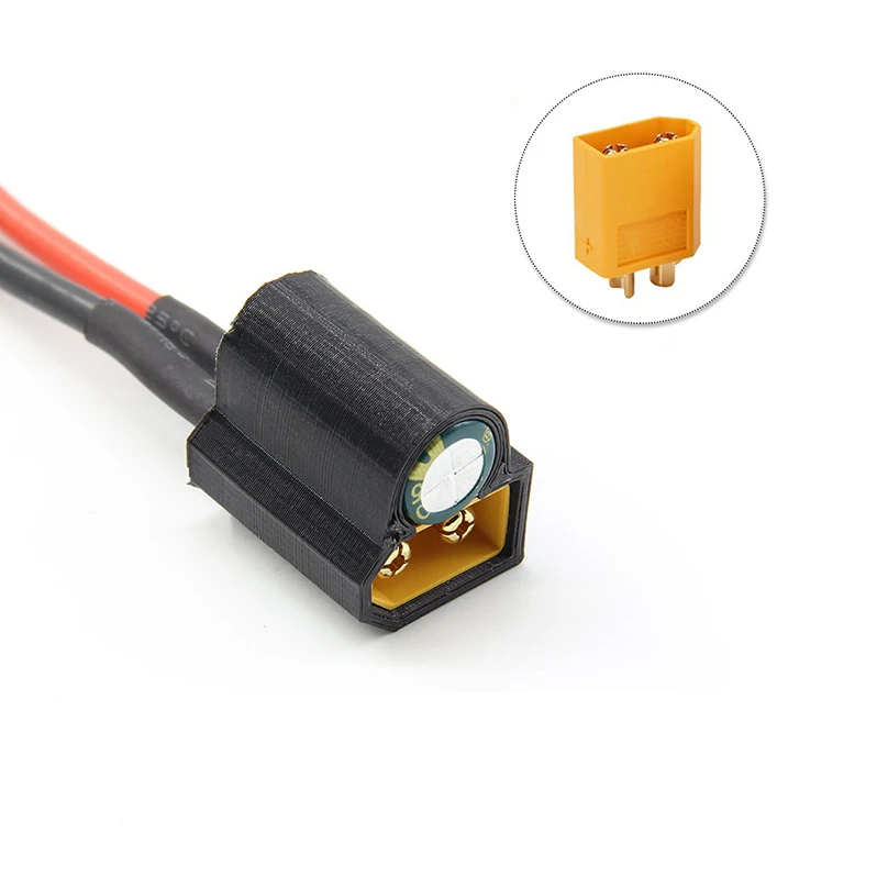 Фильтрующий конденсатор JMT 35 в 1000 мкФ XT60 14AWG 100 мм кабель провода для контроллера