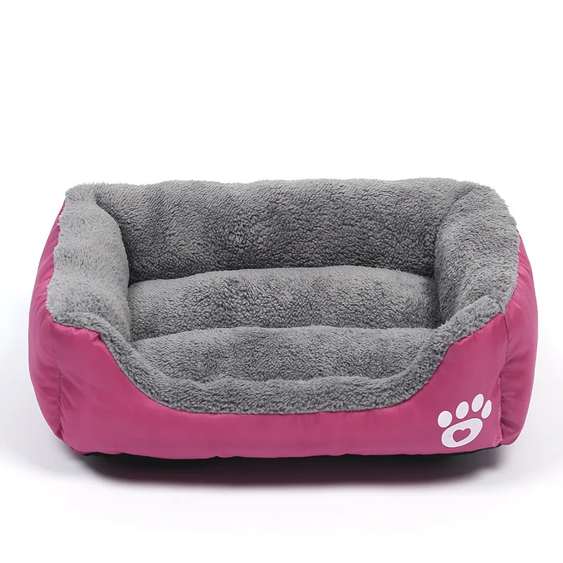 

Super Soft Dog Bed House Dog Mat Plush Cat Mat Cats Nest for Large Dogs Bed House Square Cushion Pet Product Supplies