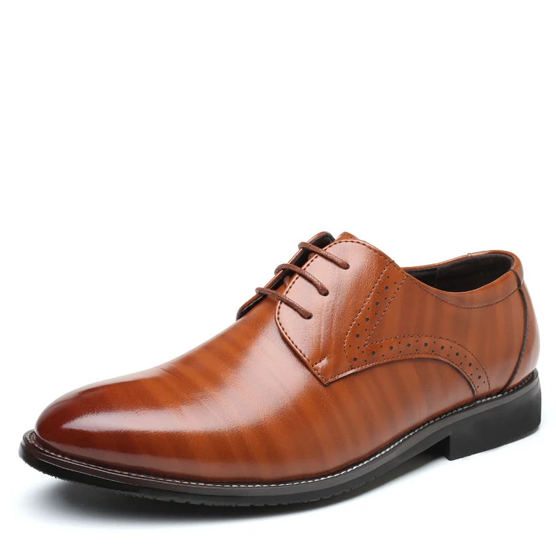 NXY Mens Casual Oxford Shoes PU Leather Man Business for Wedding Party Brand Handmade Flats Morden Gentleman Footwear | Обувь