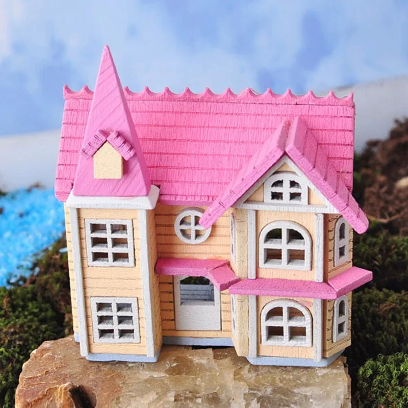 Миниатюрный домик сделай сам деревянные игрушки аксессуары для кукольного