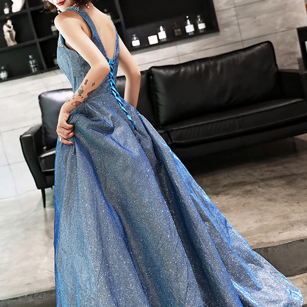 2020 Для женщин класса люкс для выпускного вечера линия вечернее вечерние