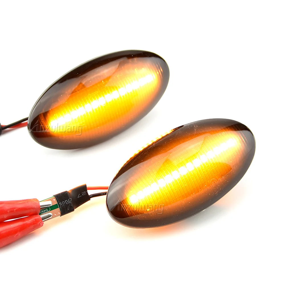 

2pcs Dynamic LED Side Marker Turn Signal Lights Indicator Amber Repeater Car Lights For Suzuki Swift Jimmy Vitara SX4