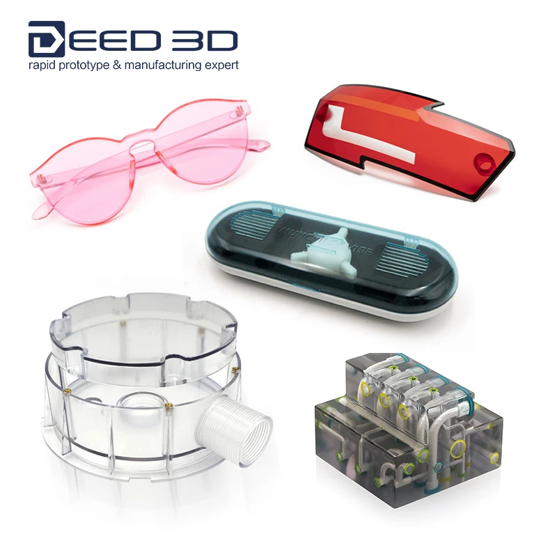 Полиструйная 3d печать на заказ прозрачный прототип модель VeroClear