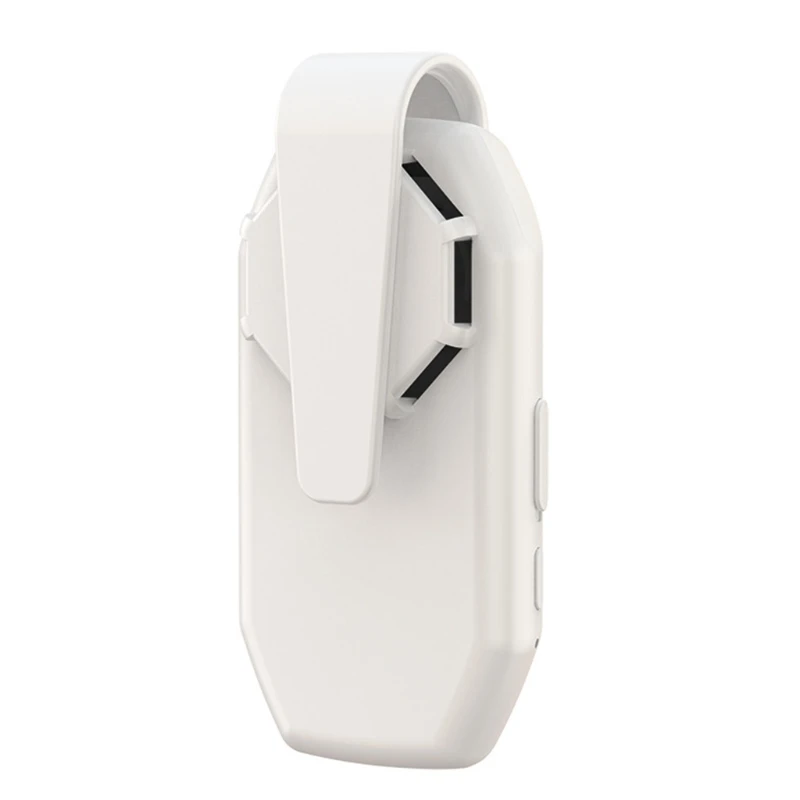 

Personal Wearable Air Mask Fan, Health Protection Clip on Fan, USB Electric Cooling Fan, Make Breathing Easier(White)