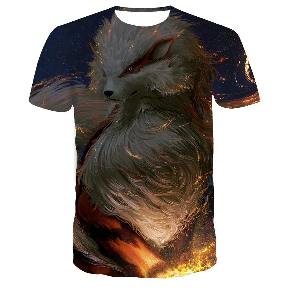 3D Покемон Пикачу футболка для мужчин и женщин футболки модные повседневные