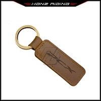 for honda pcx 125 150 cowhide scooter keychain key ring