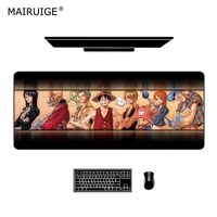 anime one piece large mouse pad computer gaming tablet mousepad locking edge desk mat for go lol dota 30x8090x40