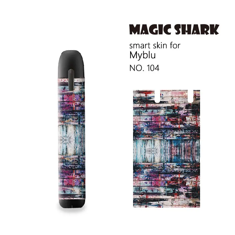 Модная художественная стереопленка наклейка из ПВХ с рисунком для Myblu на