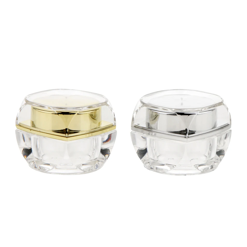 

2 предмета 5g/10 г пустые уход за кожей лица макияж крем для ухода за кожей лосьон чехол банки горшок крем для тела контейнеры бутылки многораз...