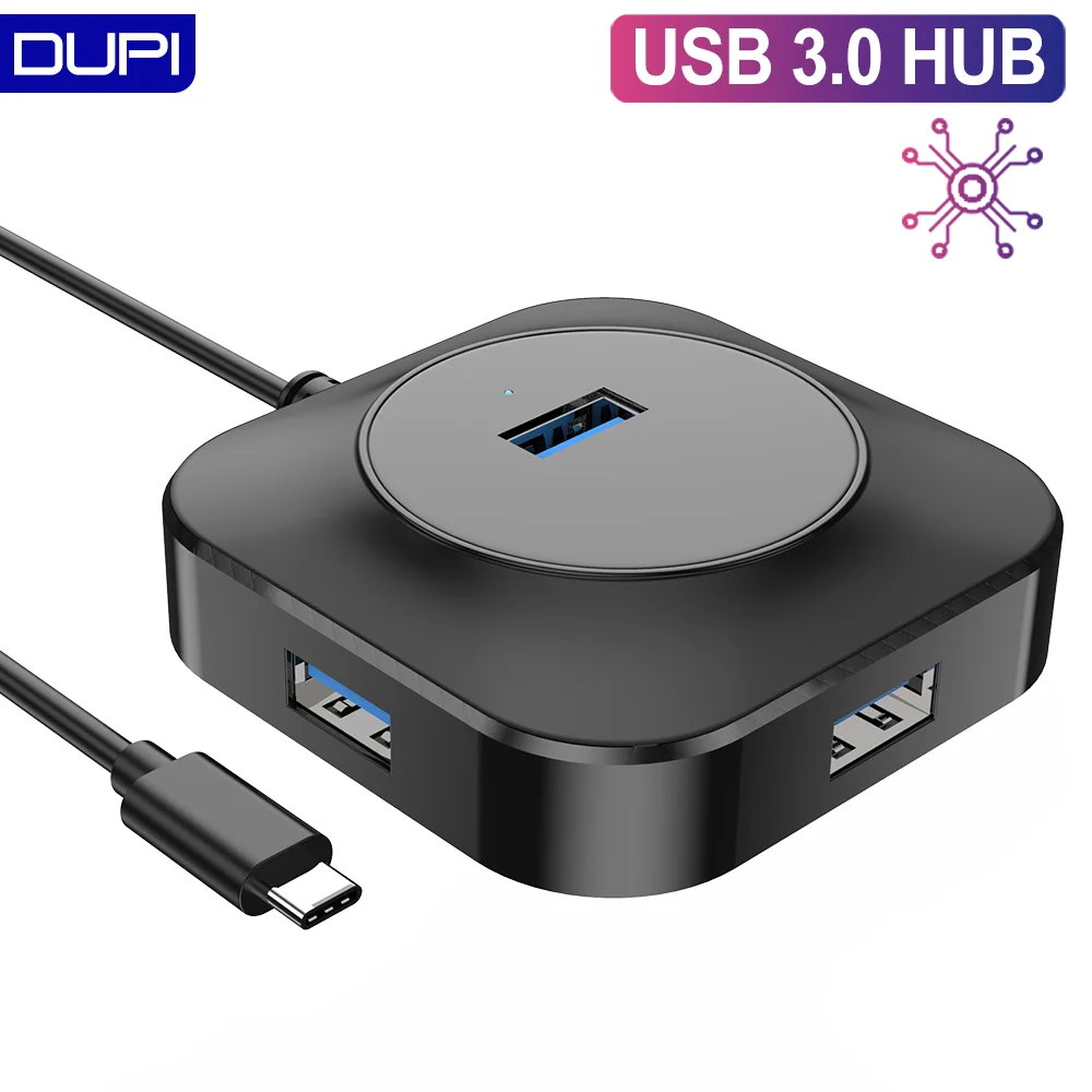 Концентратор usb 3 0 с 4 портами концентратор кабелем type-c usb-кабеля 20 см для xiaomi huawei