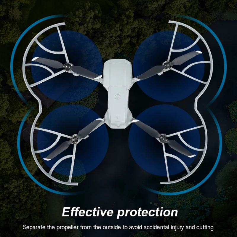 Mavic Air 2 Propeller Guard Quick install Props Protector Guard ABS Gray for DJI Mavic Air 2 Expansion Accessories