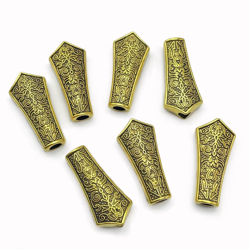 

10pcs large hole connection for jewelry making DIY handmade metal tassel rosary pendant accessories wholesale for man