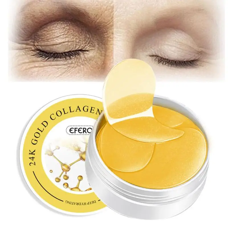 Золотая маска для глаз увлажнение и сон разбавление темных кругов или отеков