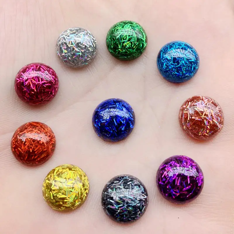 20 штук Bling Круглый Смола Стразы s 11 5 мм (Thickness5.5mm Красивые сандалии с плоской задней