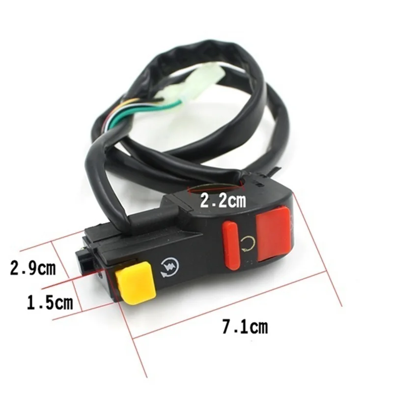 Electric Start Stop Switch Button Kill Motorcycle Dirt Atv Four Wheel Bicycle Reset Device Pit | Автомобили и мотоциклы