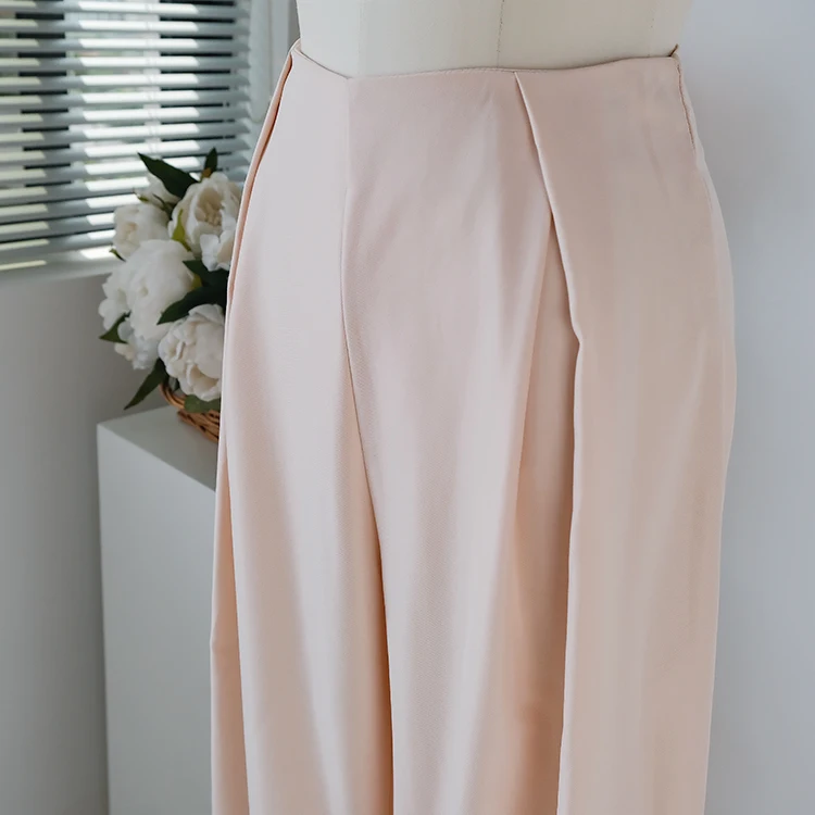 

2021 Summer Autumn Backless Holiday Solid Woman Chic Camis and Pants Women Sets