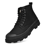 Тактические Военные мужские ботинки, уличные мотоциклетные ботинки, повседневная кожаная обувь, мужская обувь, зимние плюшевые ботинки для снега, большой размер 37-47