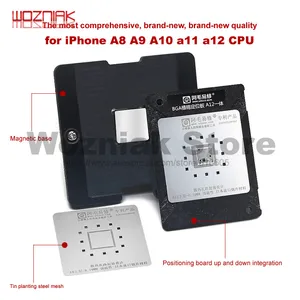 Лучшее качество для iPhone 6-XS A8 A9 A10 a11 A12 A13 чип процессора IC BGA Reball Оловянная сетка трафарет инструмент для ремонта Оловянная посадка опалубка