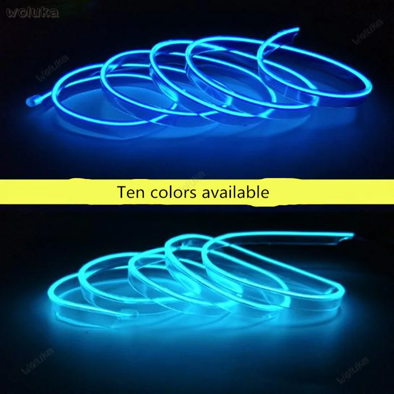 Светодиодный атмосферное освещение автомобиля холодный свет украшение