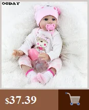 55 см мягкие виниловые куклы Reborn Baby, ручная работа, дизайн, ткань, тело, силикон, реалистичные, живые, куклы, игрушки для детей, рождественские, для девочек
