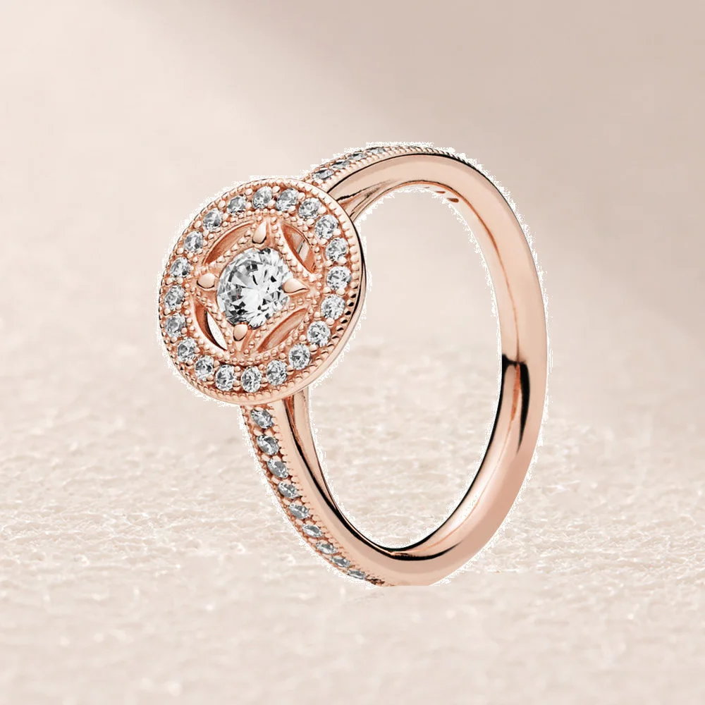 

181006CZ ROSE VINTAGE ALLURE RING