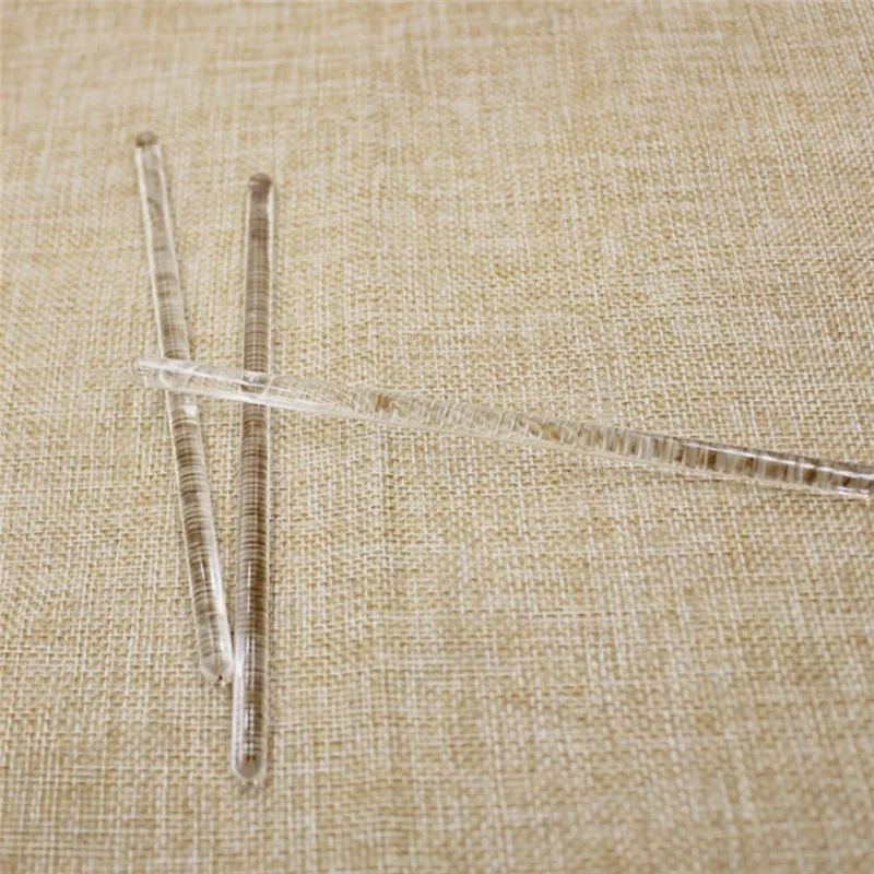 Липкие палочки для губ 15 см стержень перемешивания из прозрачного стекла с